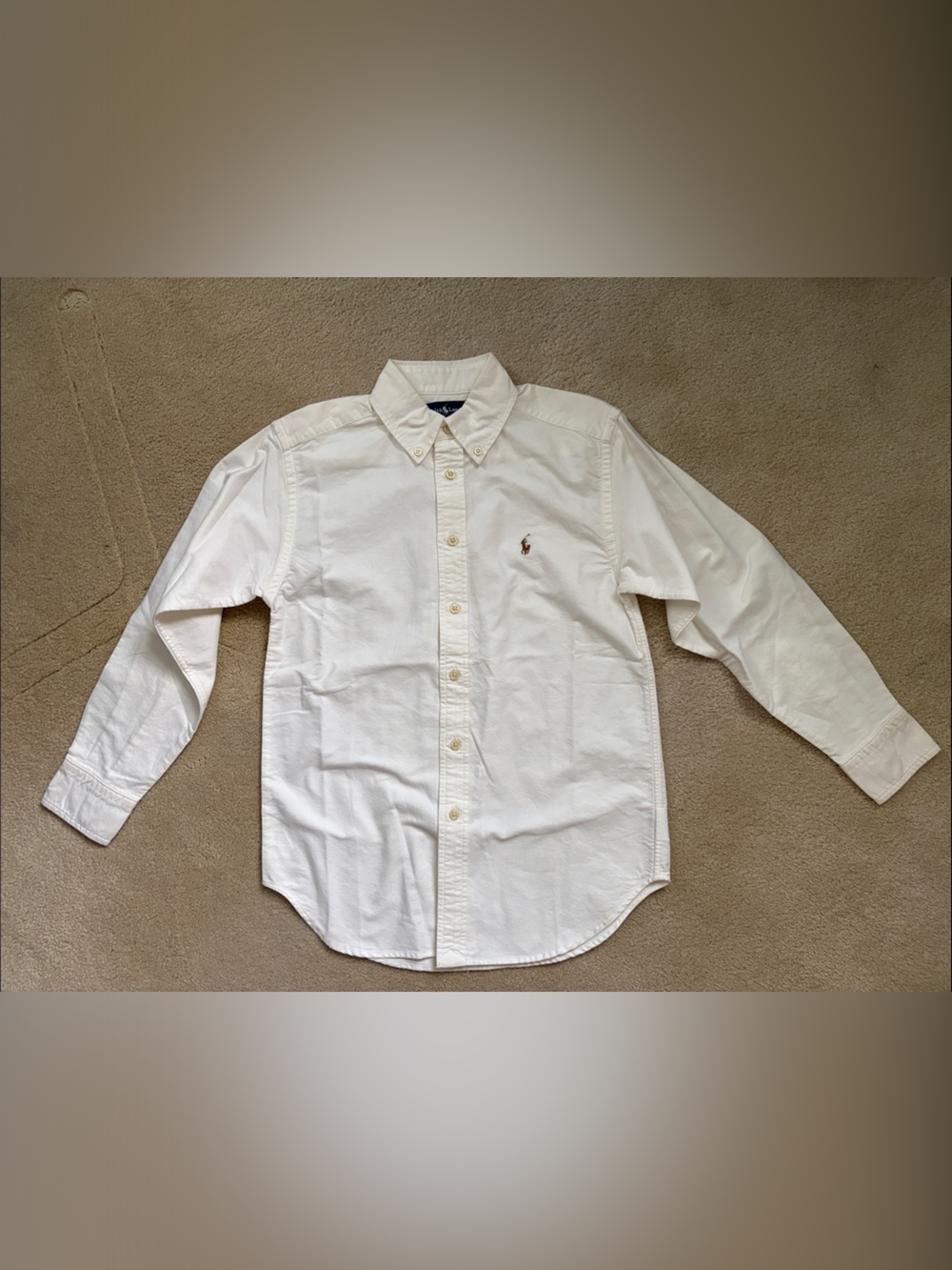 Polo by Ralph Lauren Off-White Button-Down Shirt